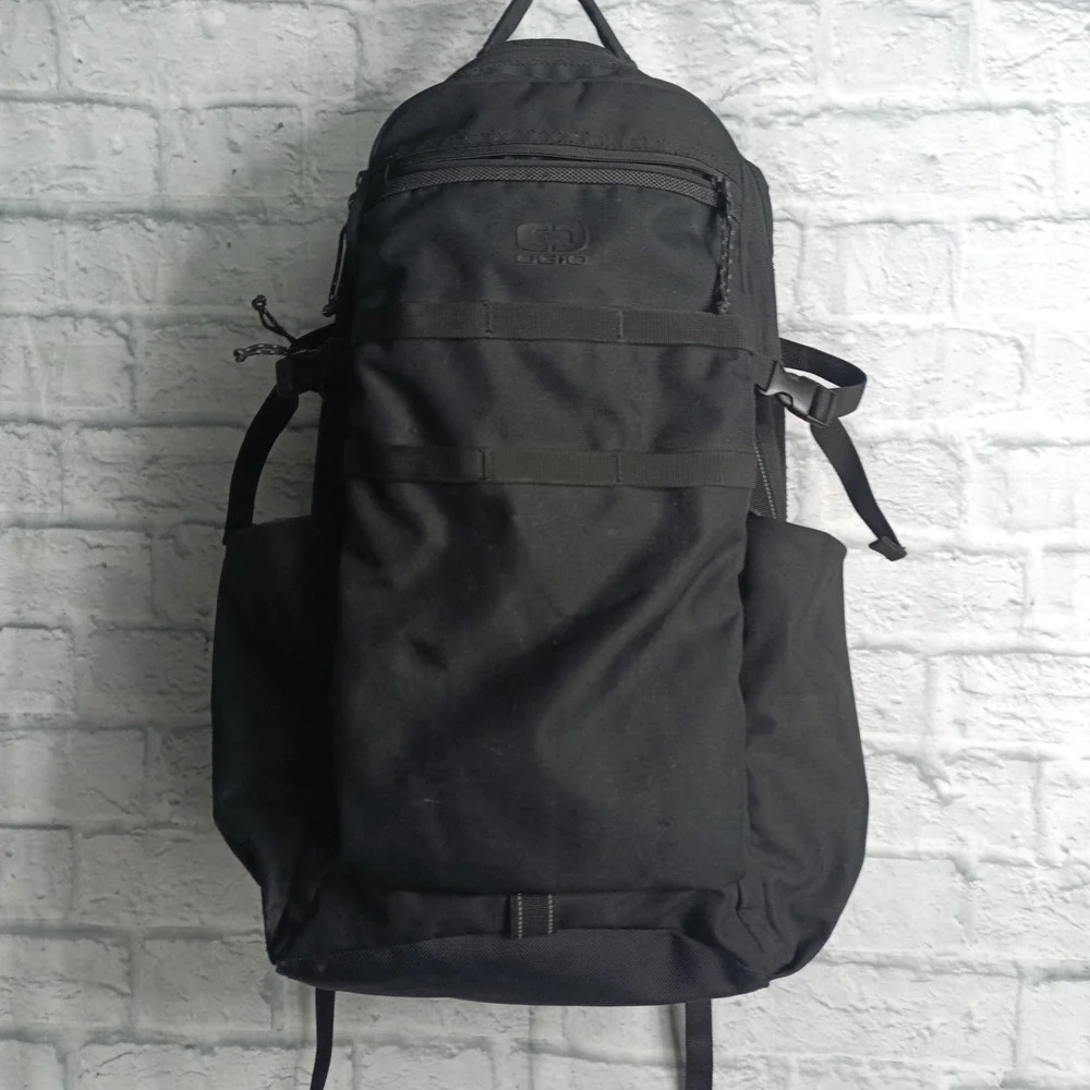 OGIO Black Tactical Laptop Backpack Multi-Compartment Travel Bag s10